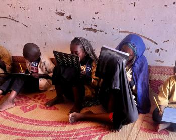 Children in the classroom