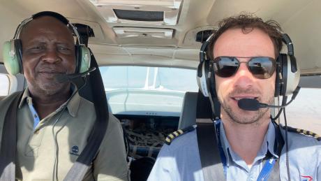 Pilot Phil and Pastor Robaye