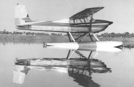 MAF Chad historic photo of amphibious aircraft